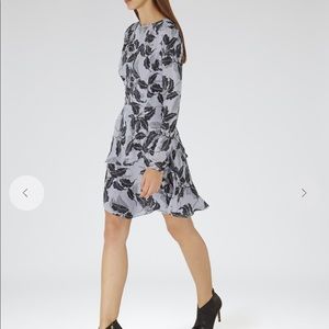 REISS Lauren Printed Dress